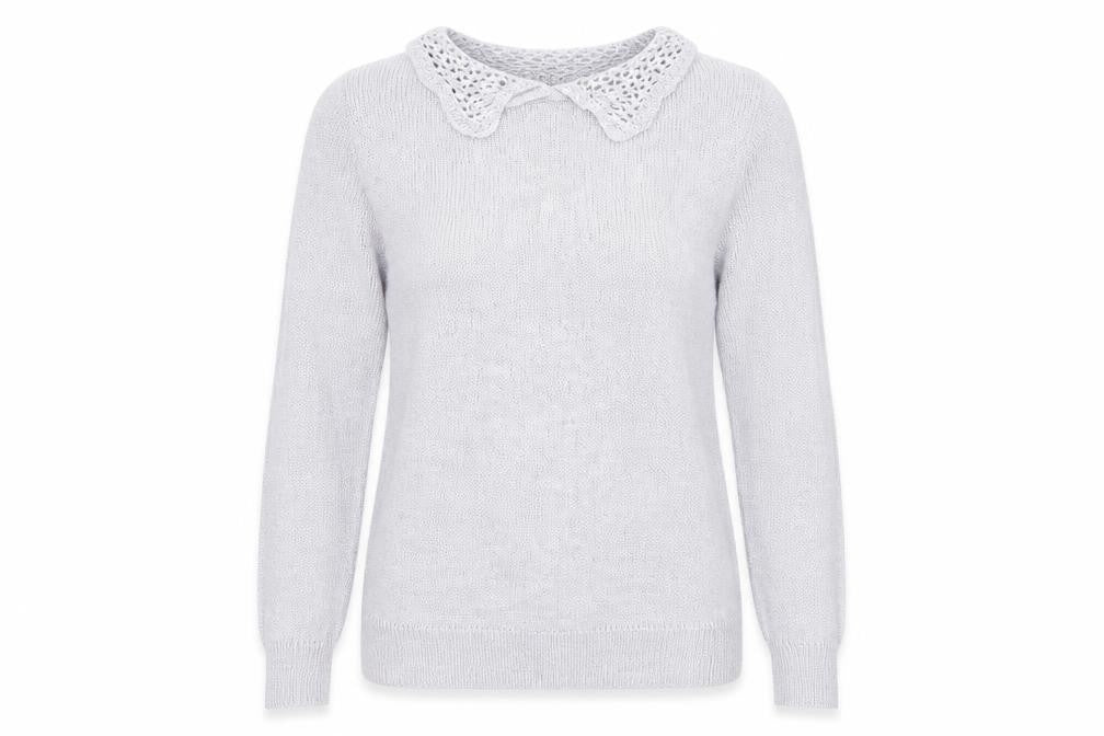 Therapy Womens Silver   Pullover Jumper Size 10