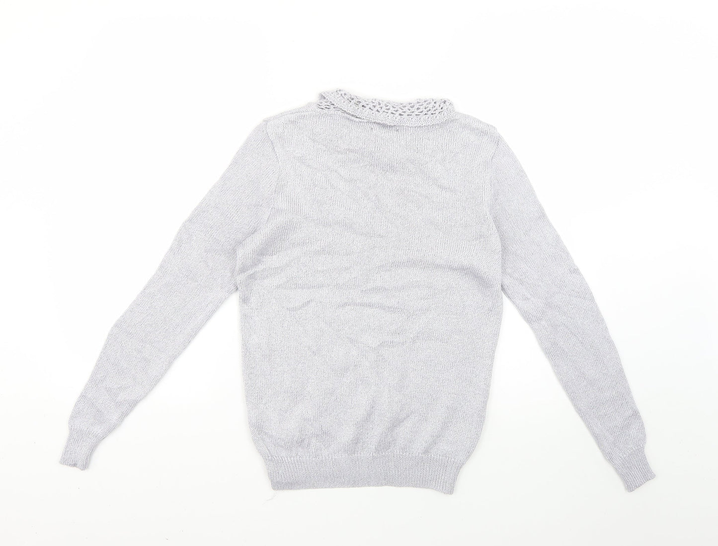 Therapy Womens Silver   Pullover Jumper Size 10