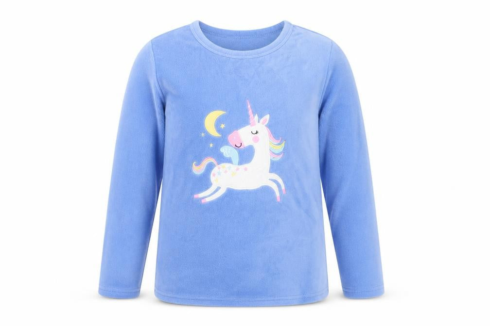 Pj collections Girls Blue Solid  Top Pyjama Top Size 11-12 Years