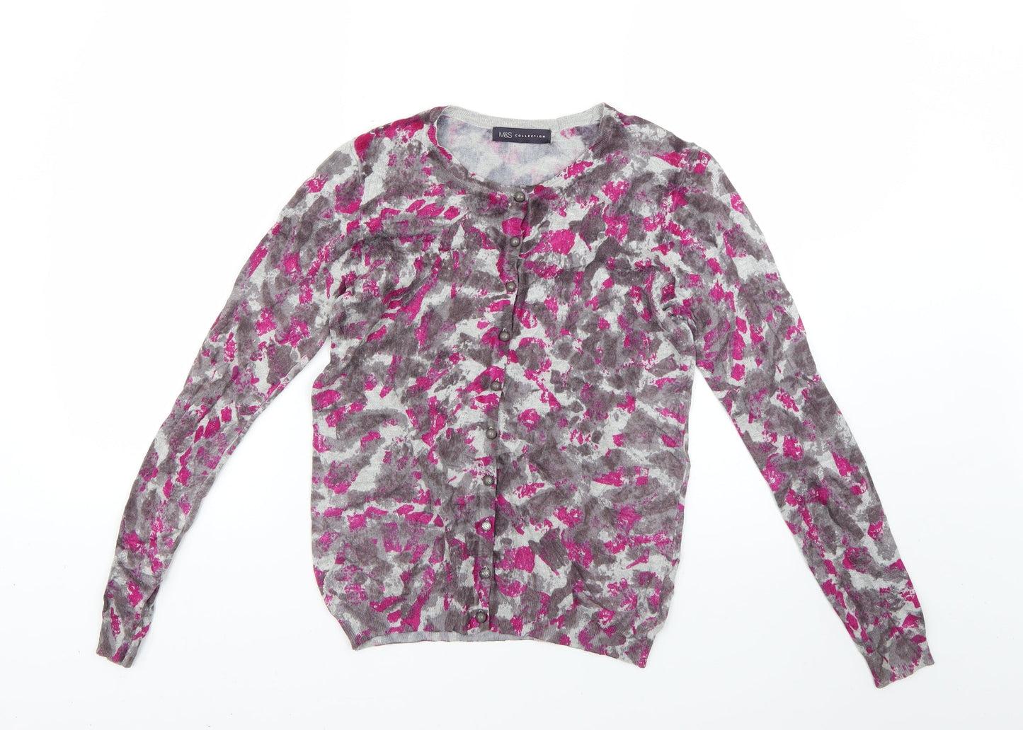 Marks and Spencer Womens Multicoloured Floral  Pullover Jumper Size 10