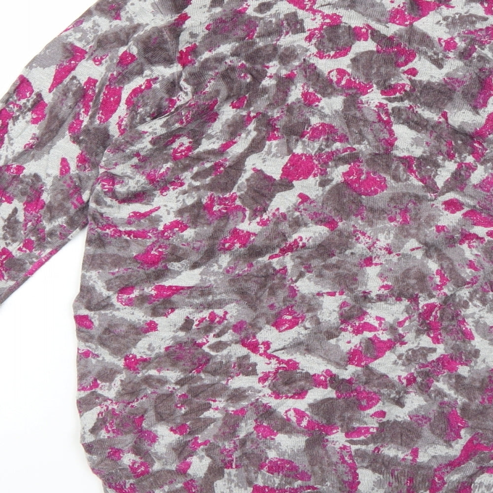 Marks and Spencer Womens Multicoloured Floral  Pullover Jumper Size 10