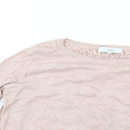Next Womens Pink   Pullover Jumper Size 14