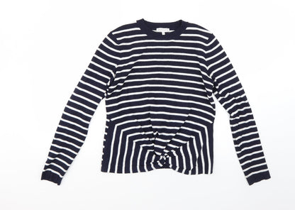Warehouse Womens Multicoloured Striped  Pullover Jumper Size 10