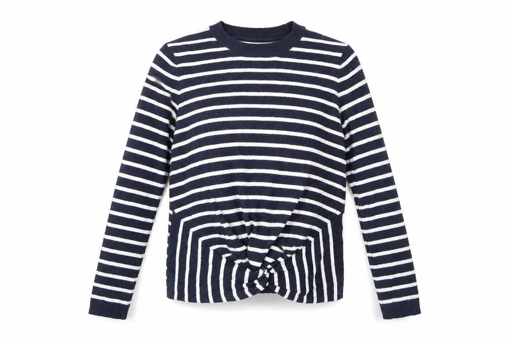 Warehouse Womens Multicoloured Striped  Pullover Jumper Size 10