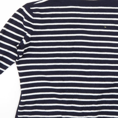 Warehouse Womens Multicoloured Striped  Pullover Jumper Size 10