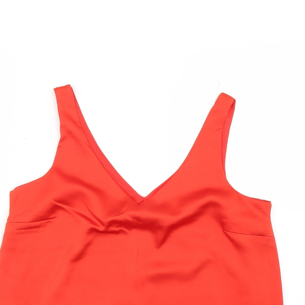 NEXT Womens Orange   Basic T-Shirt Size 10