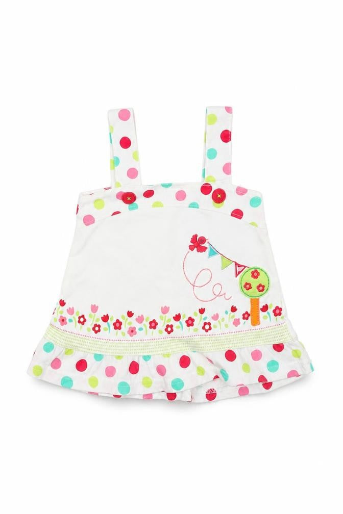 George Girls White   Basic Tank Size 0-3 Months