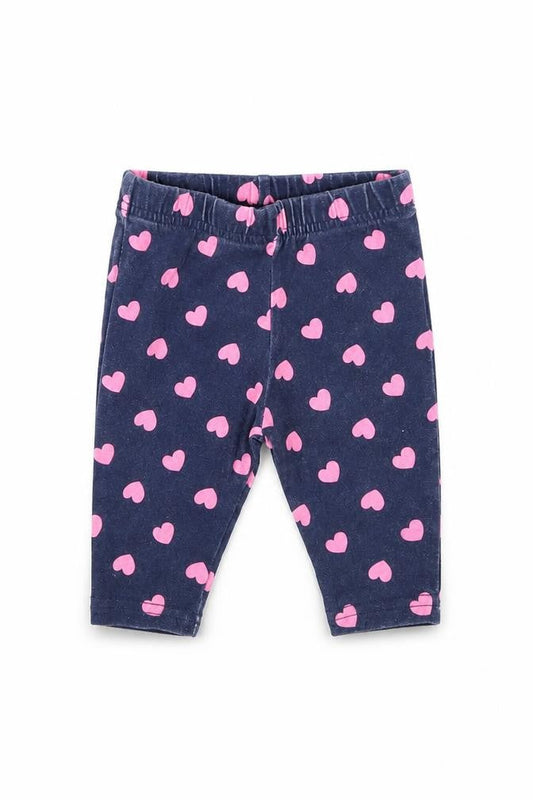 George Girls Blue Polka Dot  Capri Leggings Size 0-3 Months