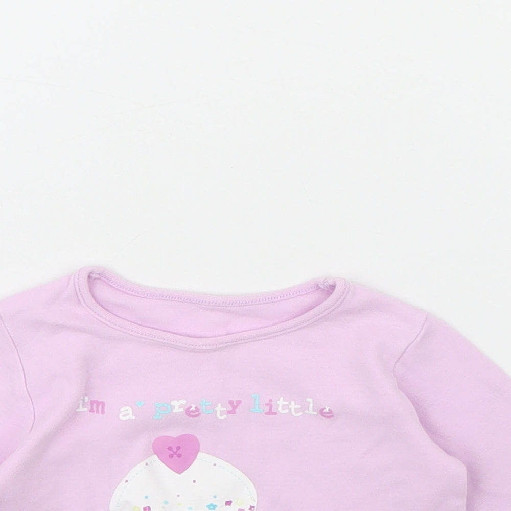 George Girls Purple   Basic Blouse Size 0-3 Months