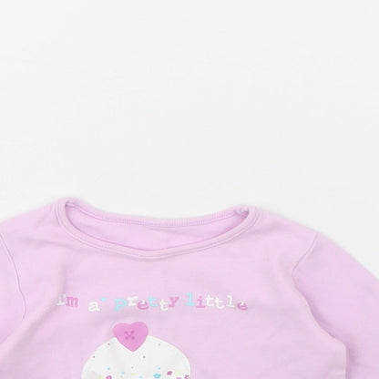 George Girls Purple   Basic Blouse Size 0-3 Months