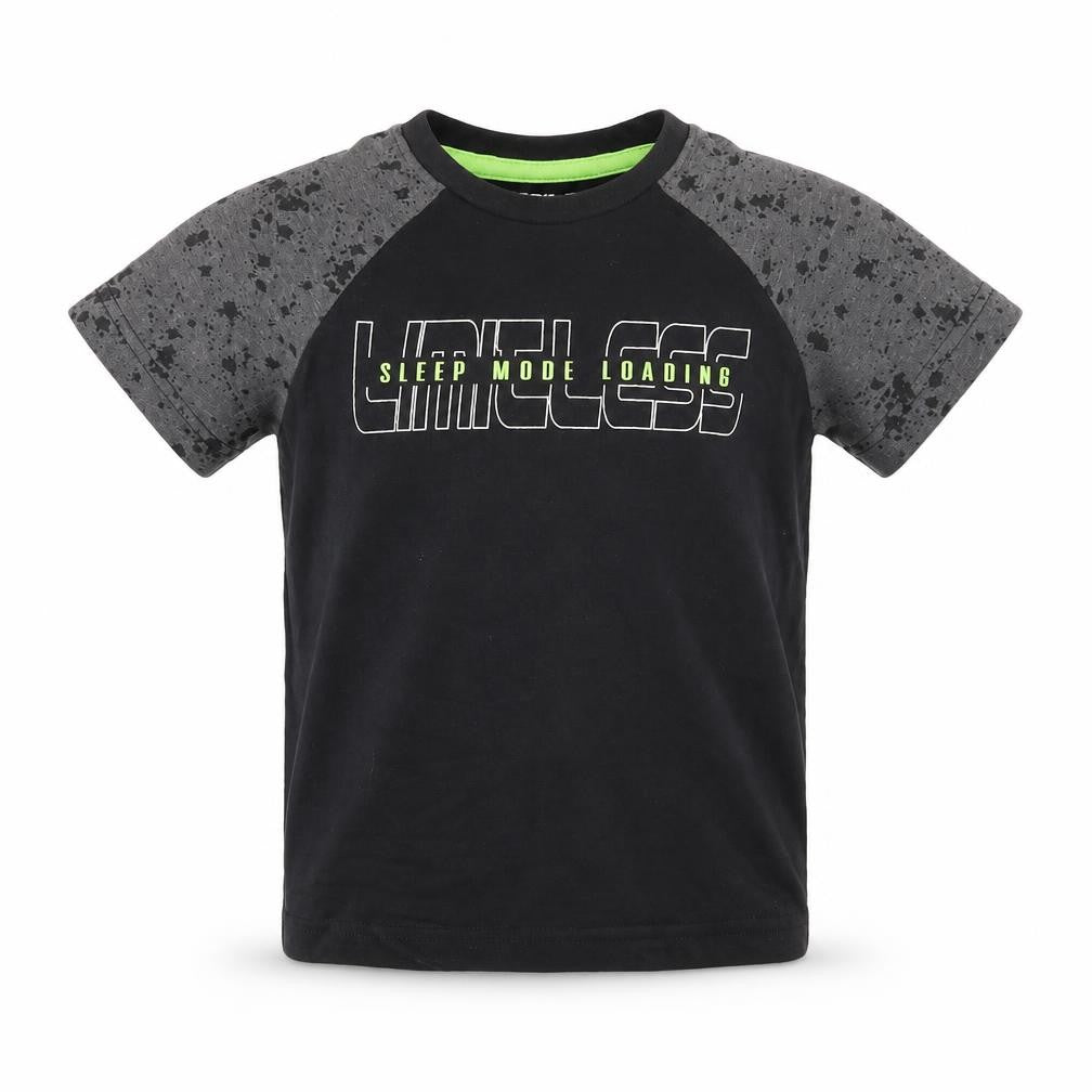 Preworn Boys Black   Basic T-Shirt Size 5 Years