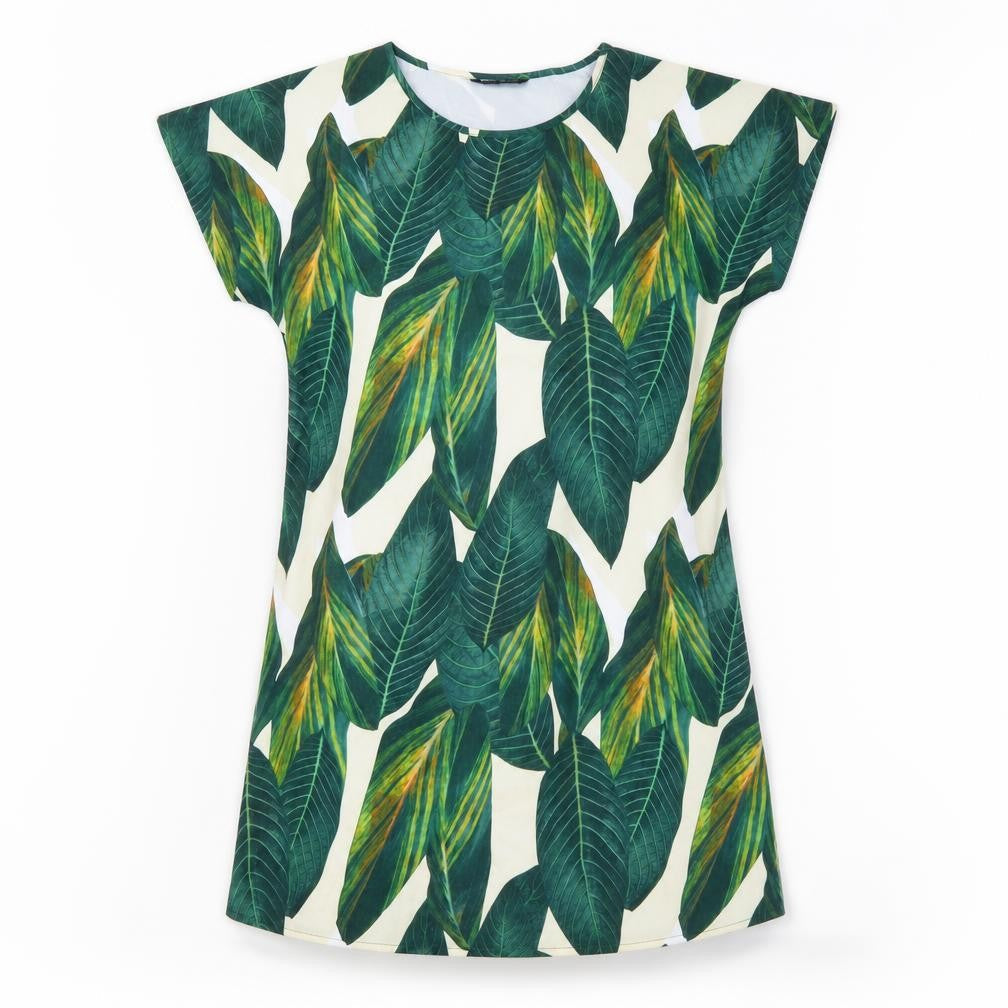 SHEIN Womens Green Floral  Shirt Dress  Size S