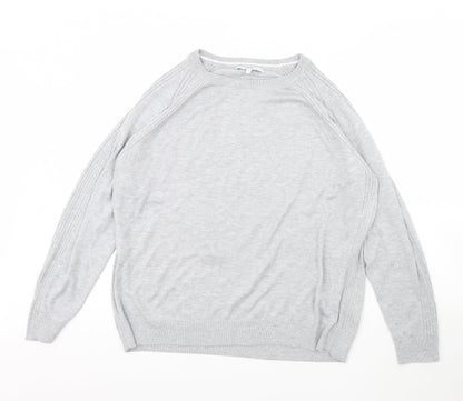 Next Womens Grey   Pullover Jumper Size L