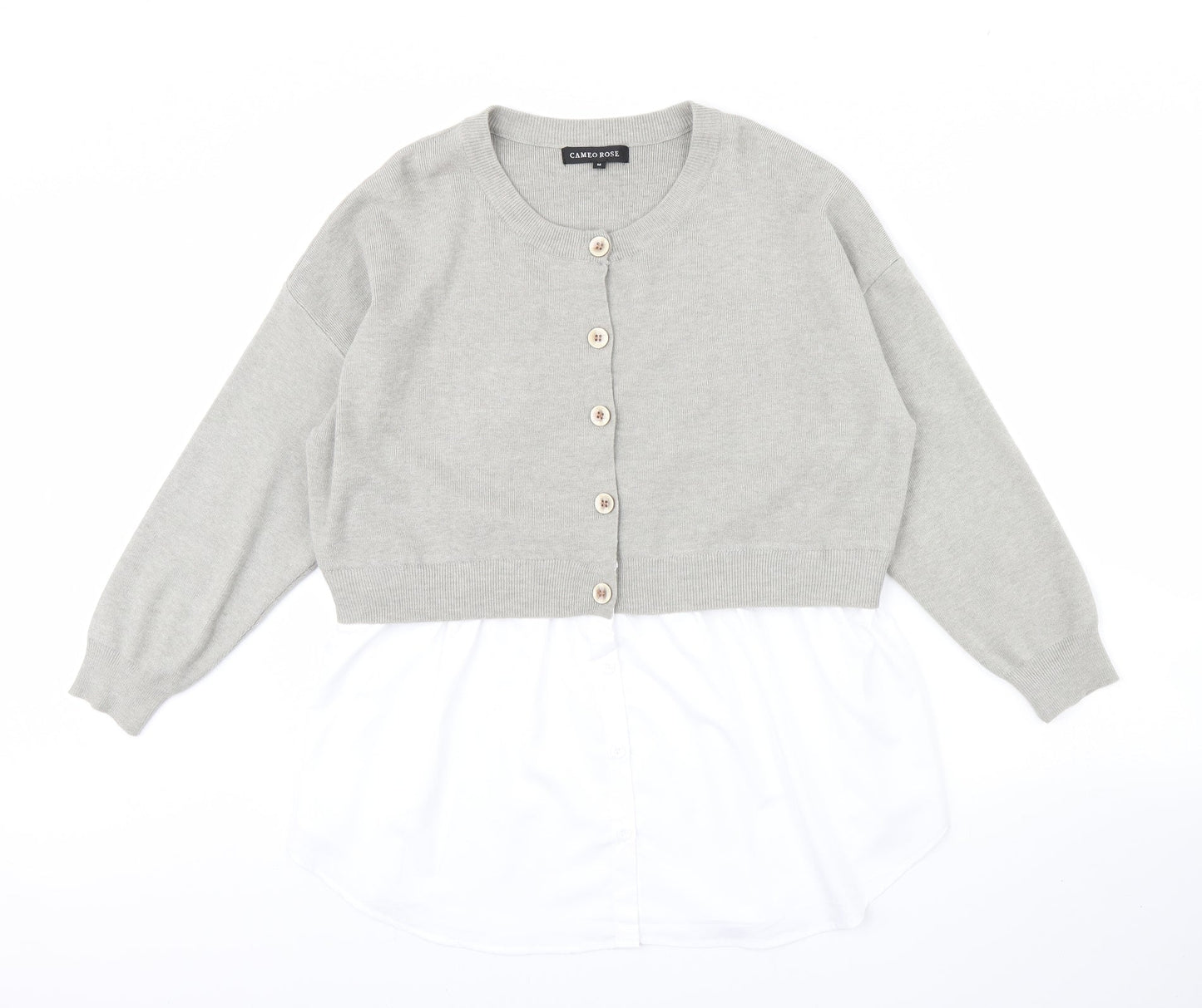 Cameo rose Womens Grey   Pullover Jumper Size M