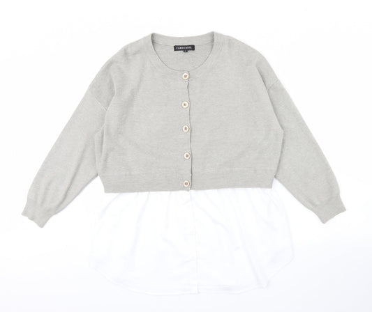 Cameo rose Womens Grey   Pullover Jumper Size M
