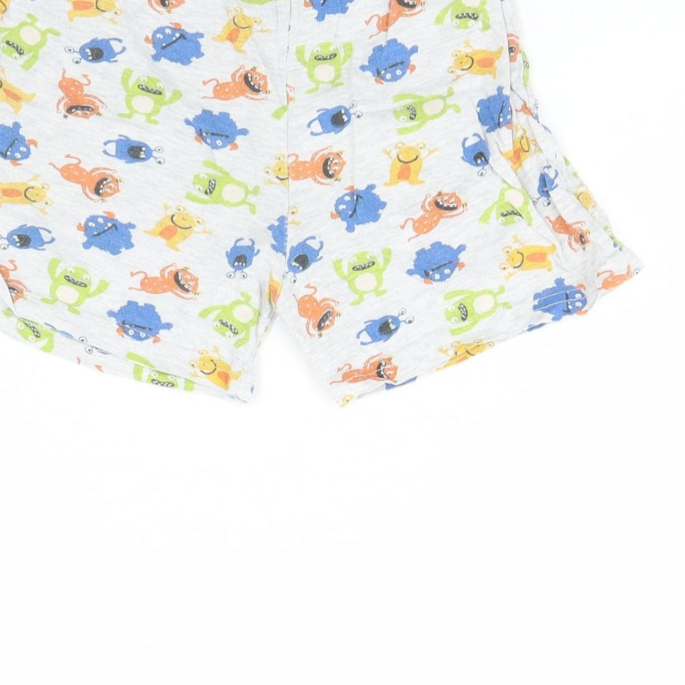 Primark Boys Green Spotted   Sleep Shorts Size 6 Years