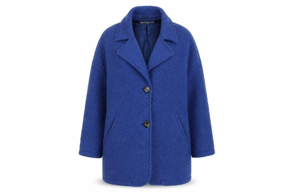 Peacocks Womens Blue   Overcoat Coat Size 12