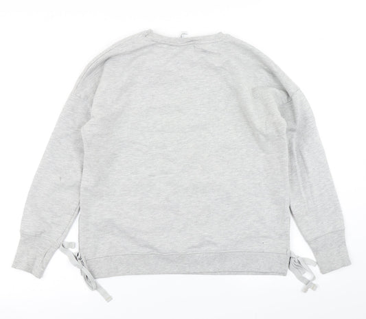 Souluxe Womens Grey   Pullover Sweatshirt Size M