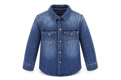 Next Girls Blue  Denim Basic Button-Up Size 12-18 Months