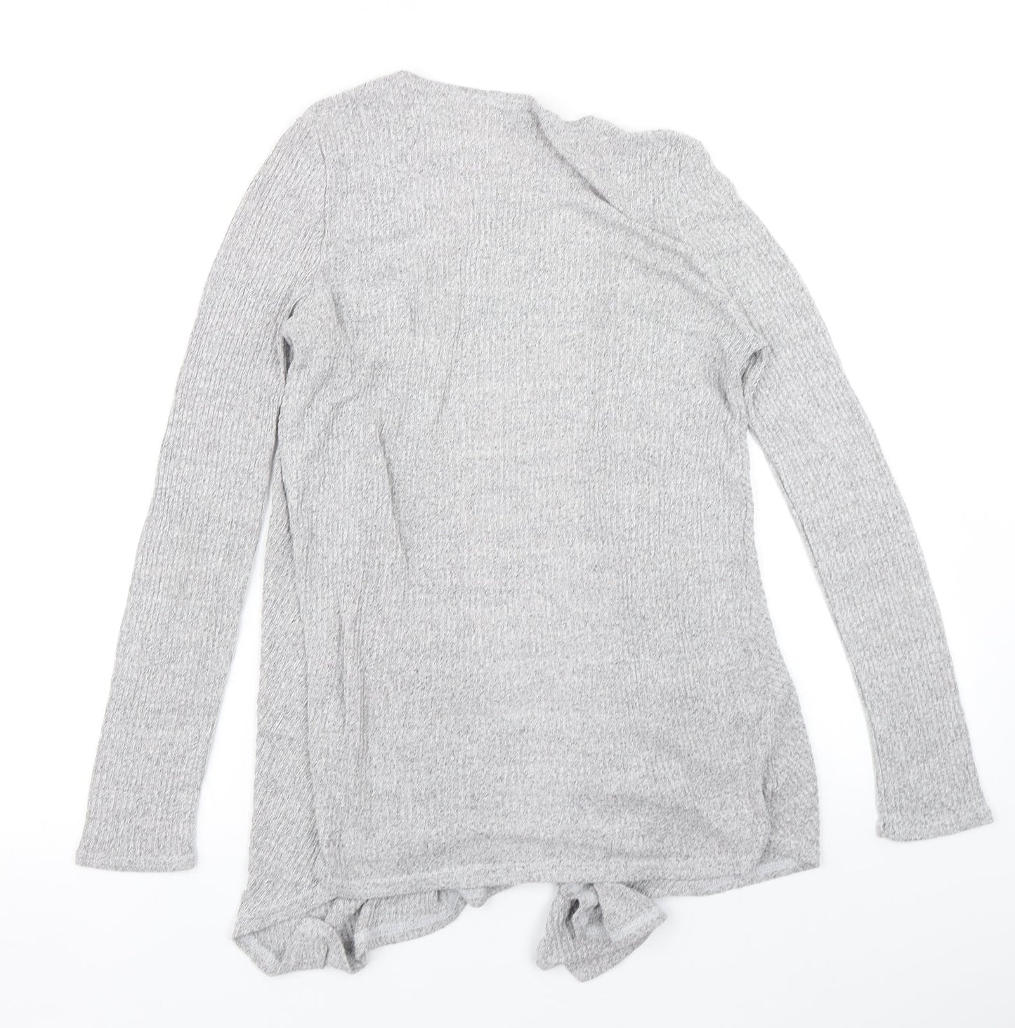 New Look Womens Grey  Knit Cardigan Jumper Size 12