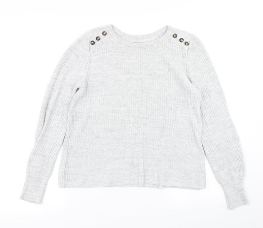 NEXT Womens Grey  Knit Pullover Jumper Size 12