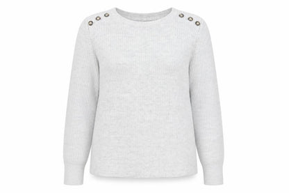Next Womens Grey  Knit Pullover Jumper Size 12