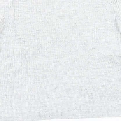 Next Womens Grey  Knit Pullover Jumper Size 12