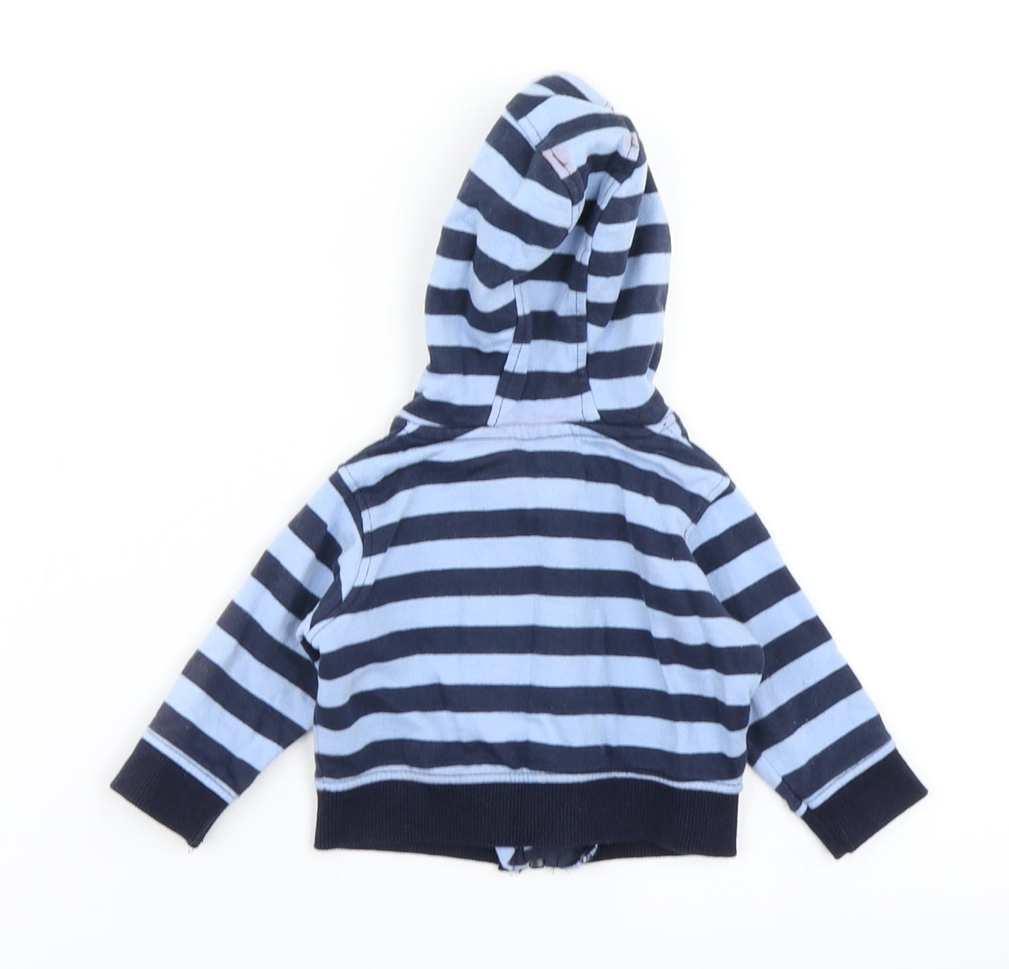 Baby Boys Blue Striped  Jacket  Size 0-3 Months