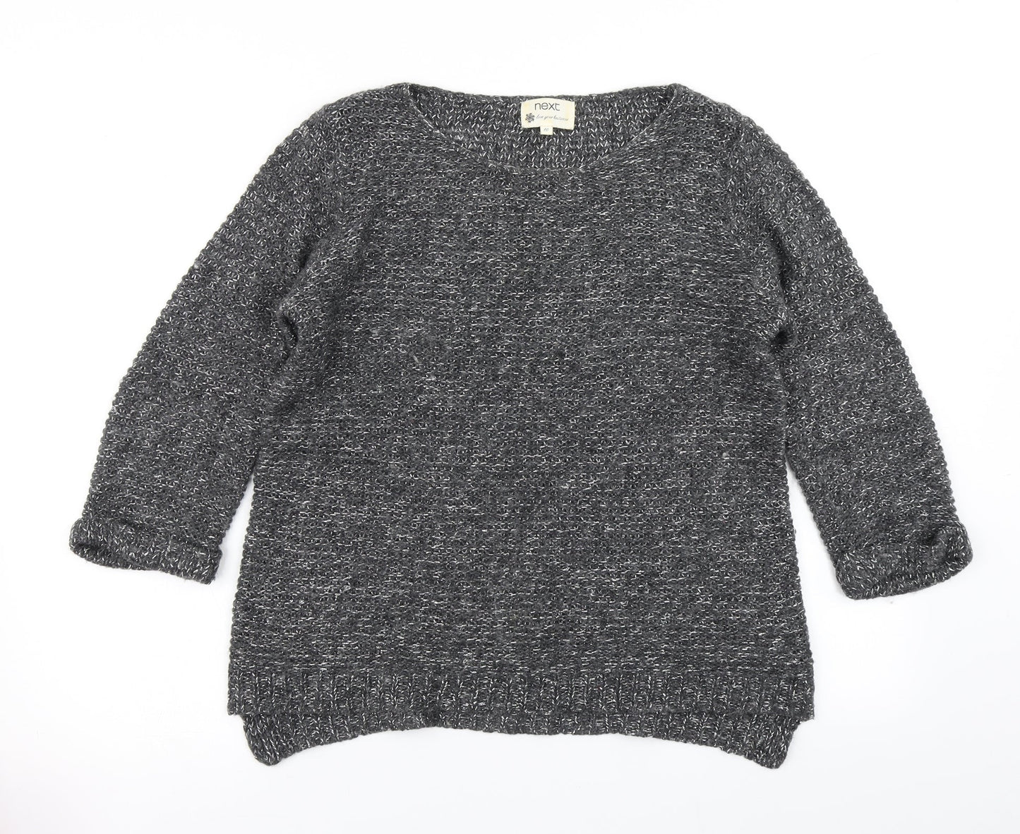 NEXT Womens Grey  Knit Pullover Jumper Size 10