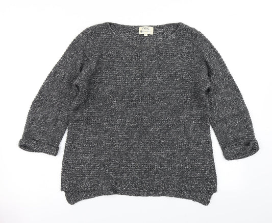 NEXT Womens Grey  Knit Pullover Jumper Size 10