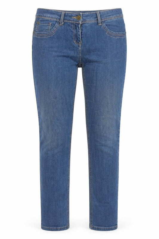Diamonds & Divas Womens Blue  Denim Skinny Jeans Size 12 L31 in