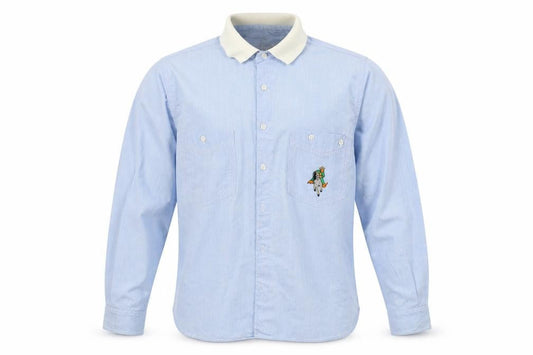 Splinter Mens Blue    Button-Up Size S