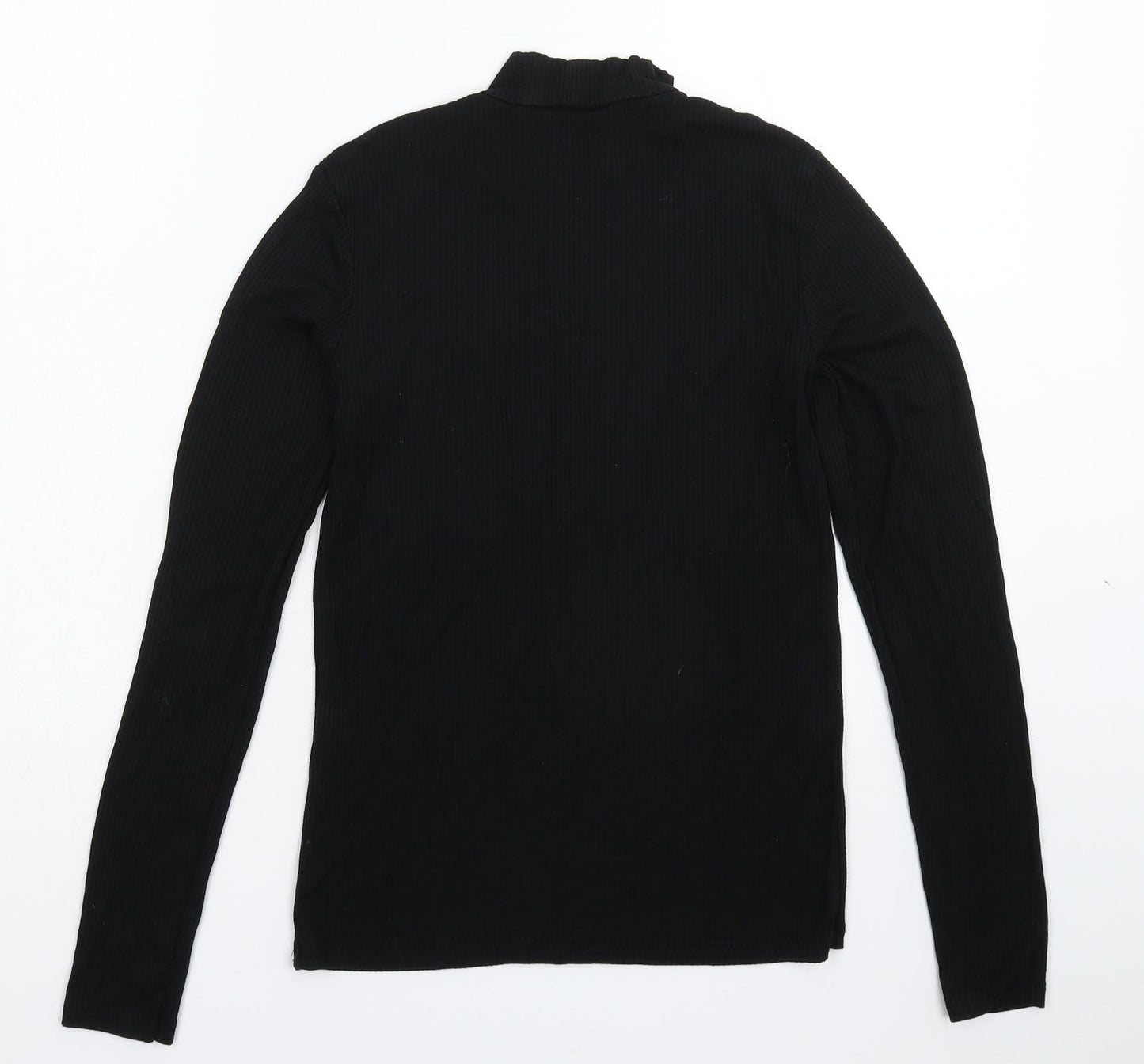 H&M Womens Black  Knit Pullover Jumper Size XS