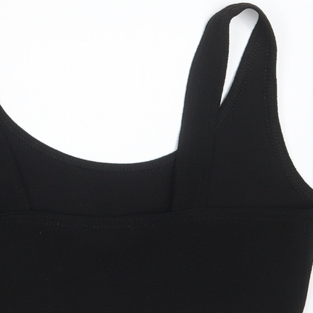 Boohoo Womens Black   Cropped Tank Size 10