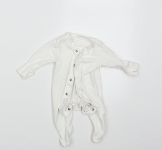 George Baby White   Babygrow One-Piece Size Newborn