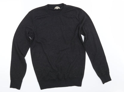 Hutson Harbour Mens Black   Pullover Jumper Size M