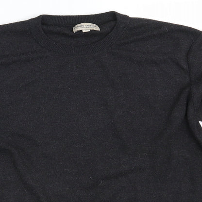 Hutson Harbour Mens Black   Pullover Jumper Size M