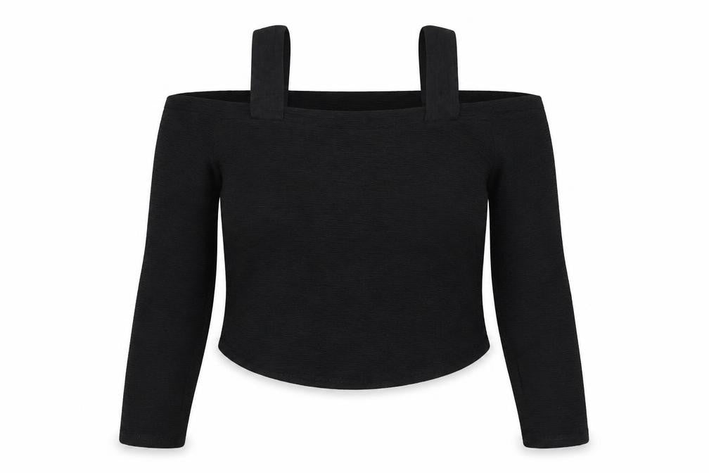 Zara Womens Black   Cropped Tank One Size