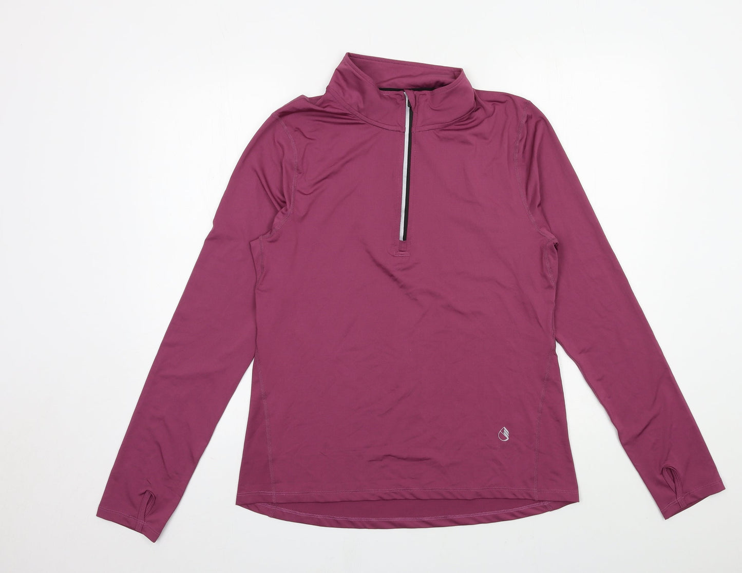 Icy Zone Mens Purple  Jersey Pullover Sweatshirt Size L