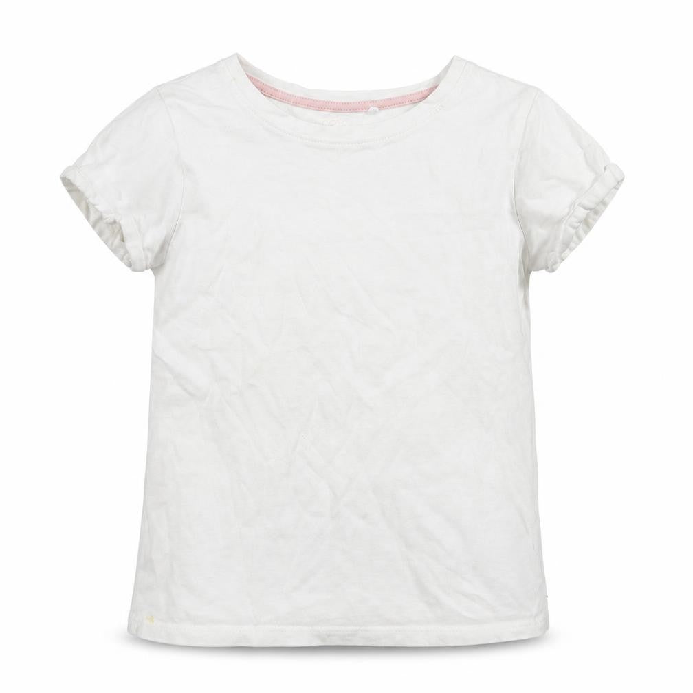NEXT Girls White  Jersey Basic T-Shirt Size 9 Years