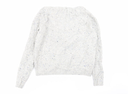 Marks & Spencer Womens Grey   Pullover Jumper Size S