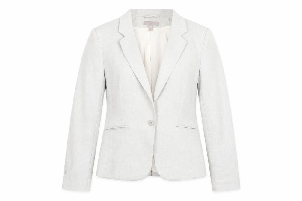 H&M Womens Grey   Jacket Blazer Size 10