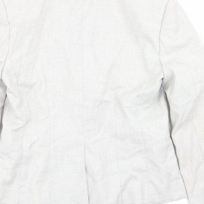 H&M Womens Grey   Jacket Blazer Size 10