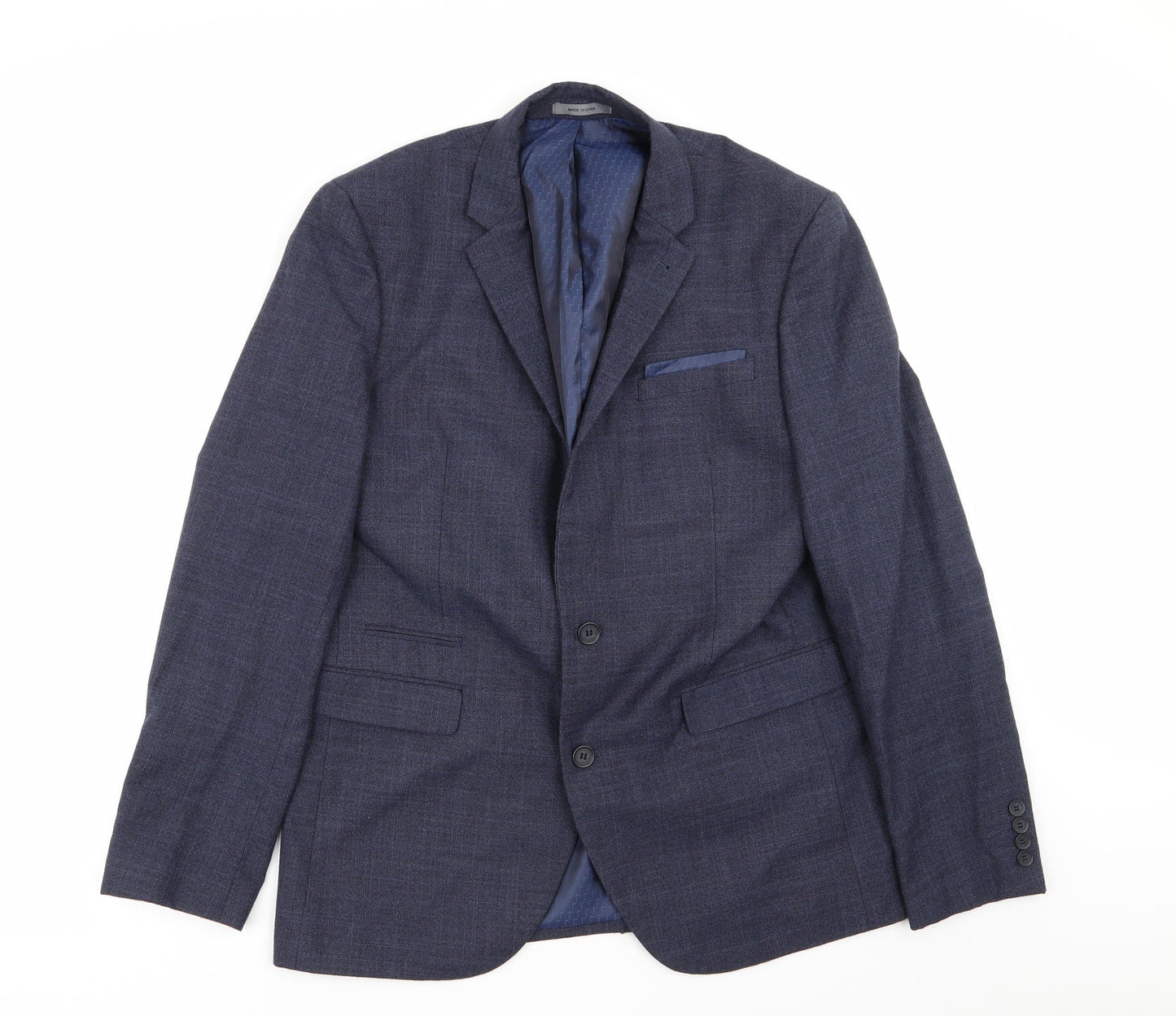 Cedar Wood State Mens Blue   Jacket Blazer Size 42