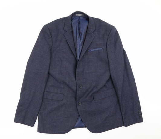 Cedar Wood State Mens Blue   Jacket Blazer Size 42