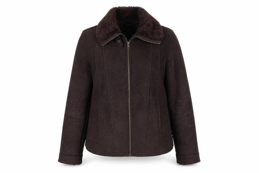 Bonmarché Womens Brown Jacket Coat Size 16