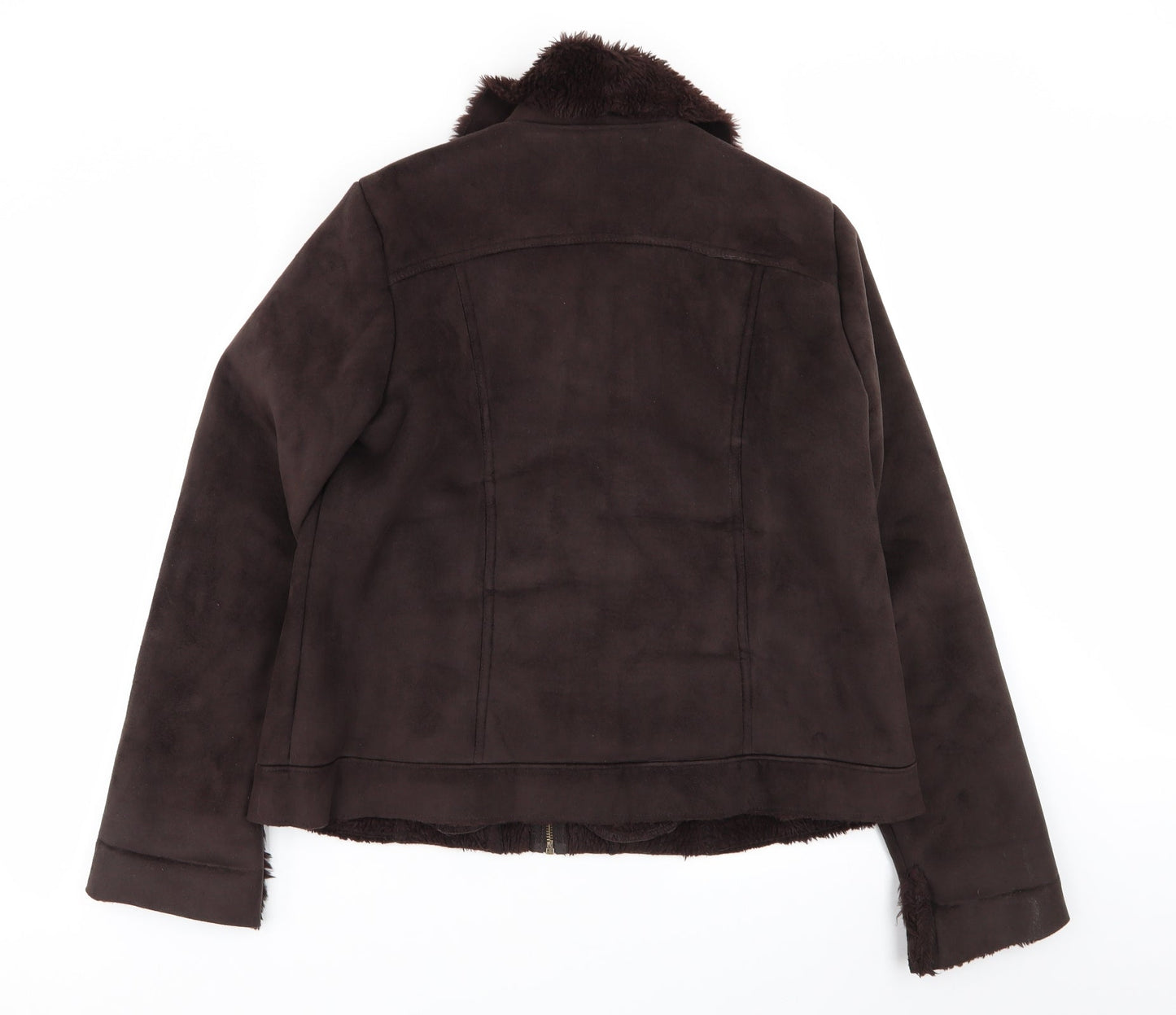BM Womens Brown   Jacket Coat Size 16