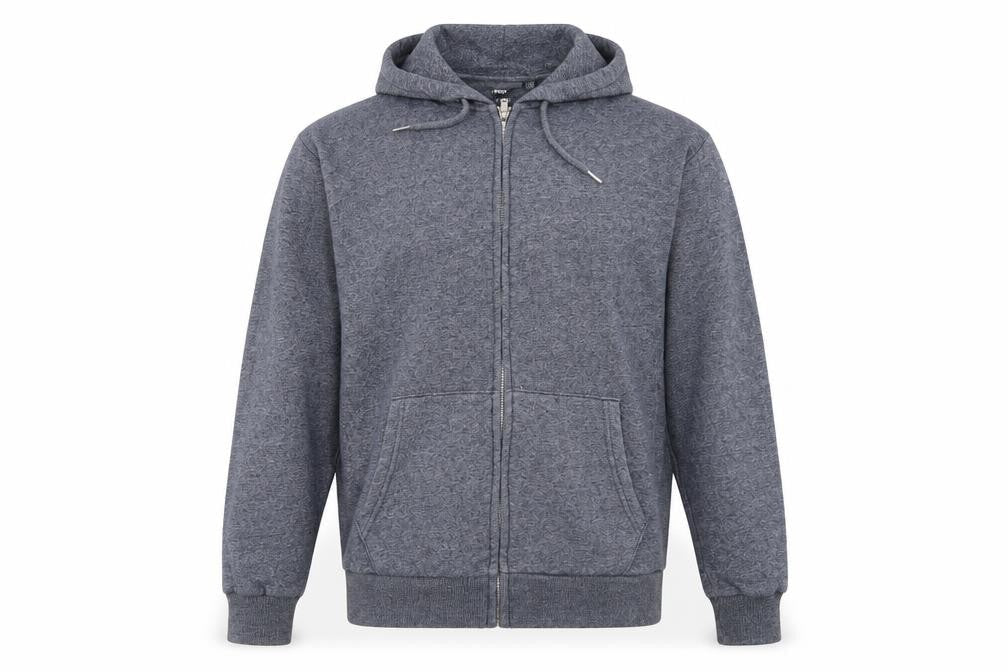 Asda George Mens Blue   Full Zip Jumper Size M