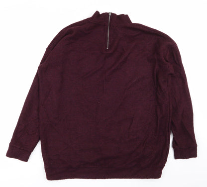 Preloved NEXT Womens Purple   Pullover Jumper Size 14 - Back
