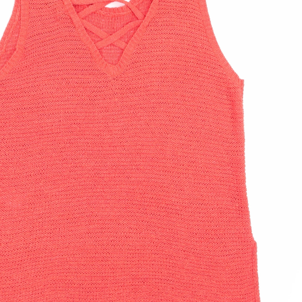 New Look Womens Orange   Pullover Jumper Size 12